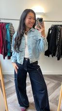 Julie denim jas - S