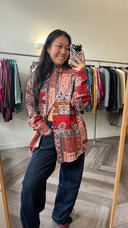 Sall 100% katoen blouse - L