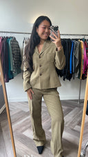 Liv wool-blend set - M
