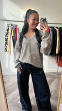 Moos wool-blend trui - L