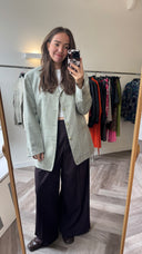 Hazel wool-blend blazer - XL