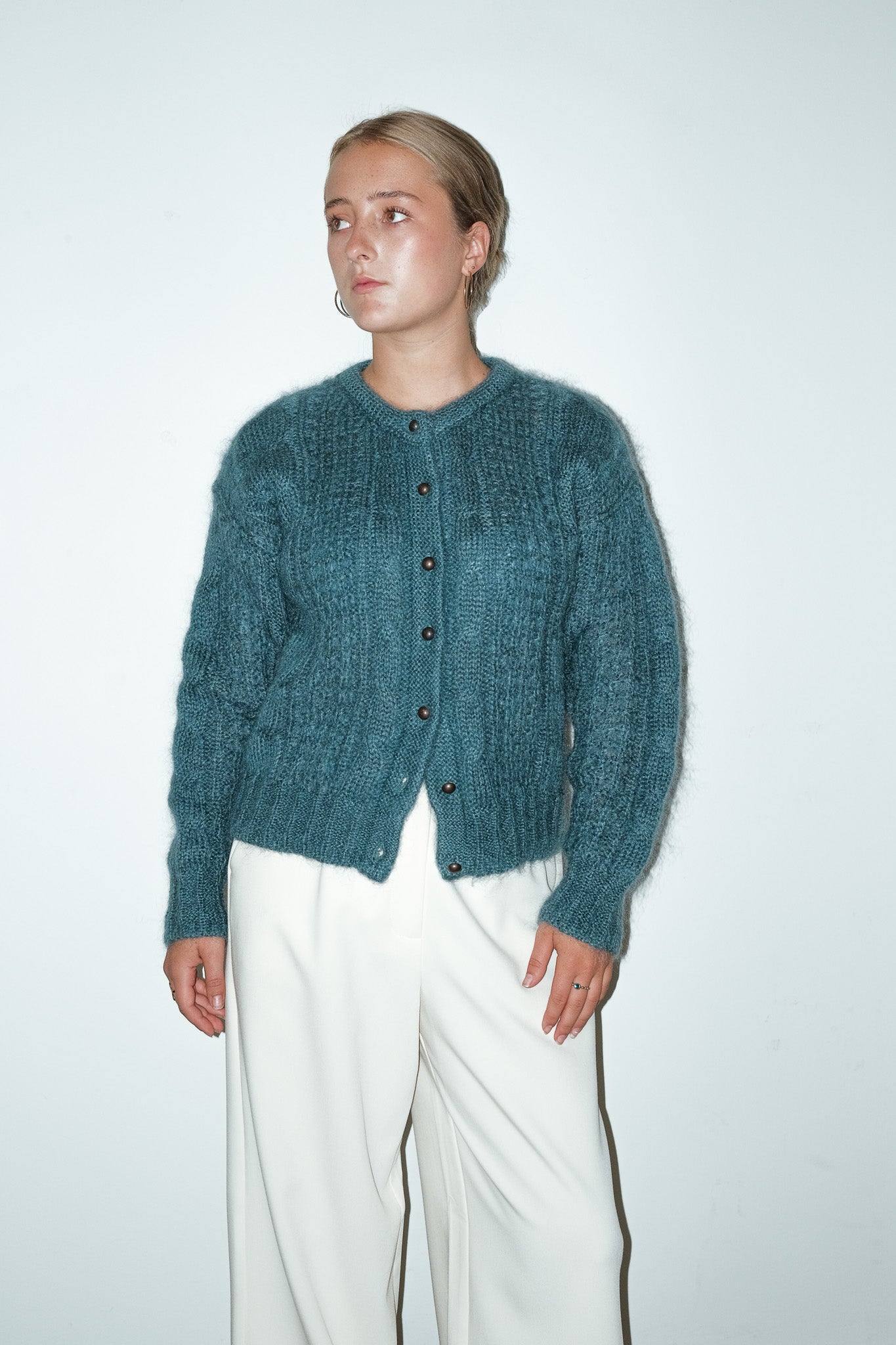 Yin mohair-blend vest - M