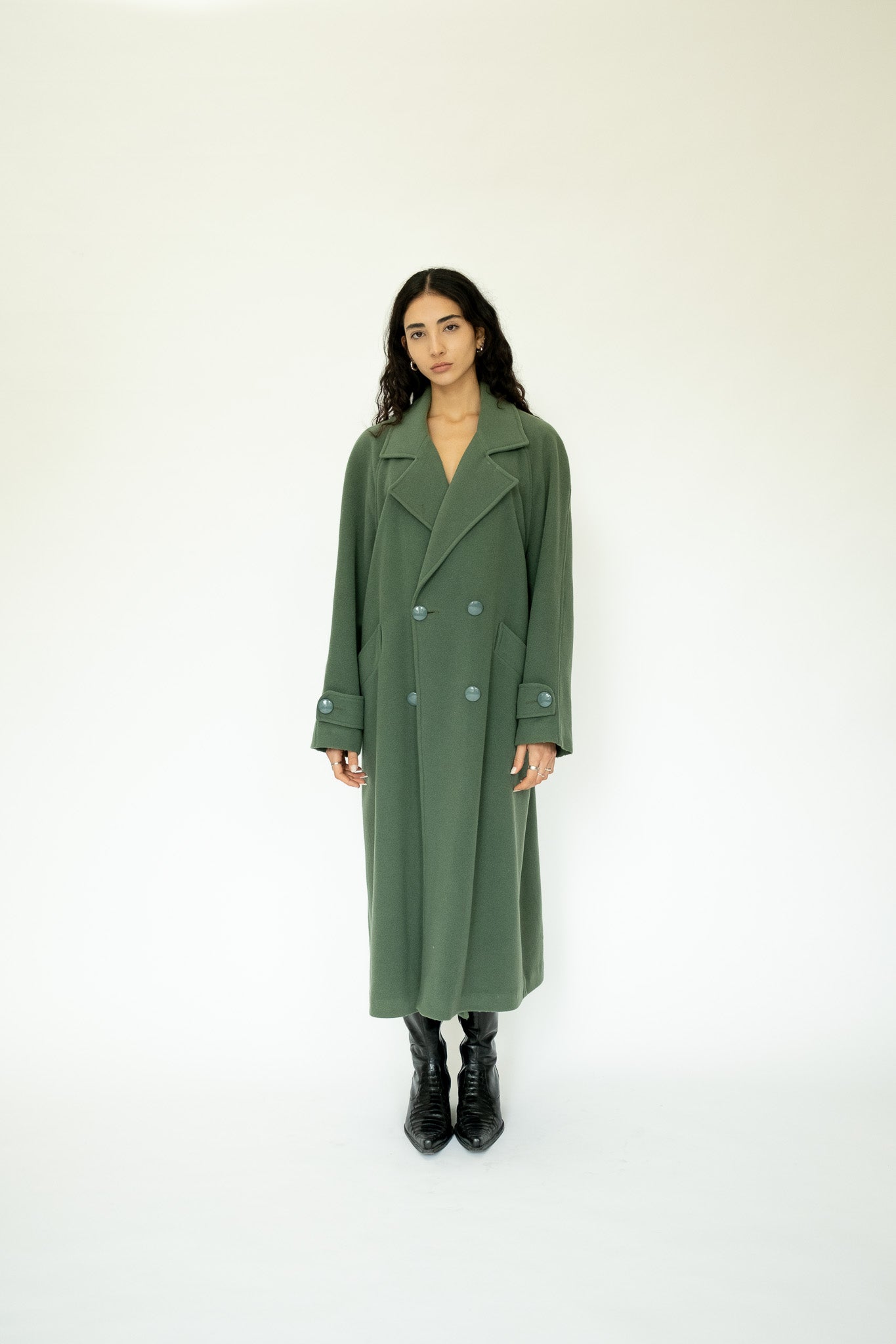 Naima wol+cashmere coat - M