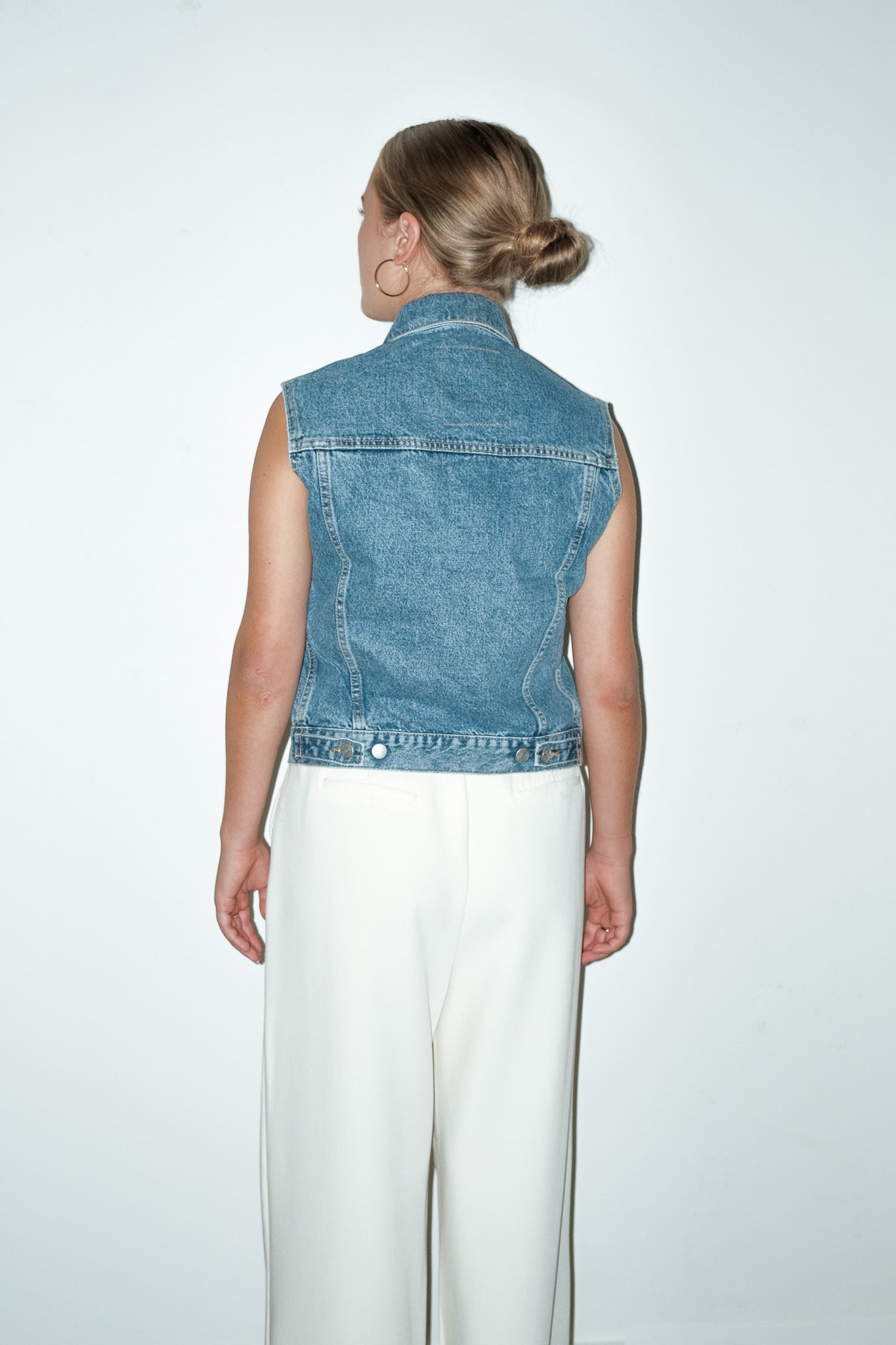Milly deadstock denim gilet - XS