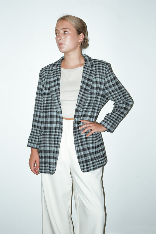 Ivy geruite blazer - S