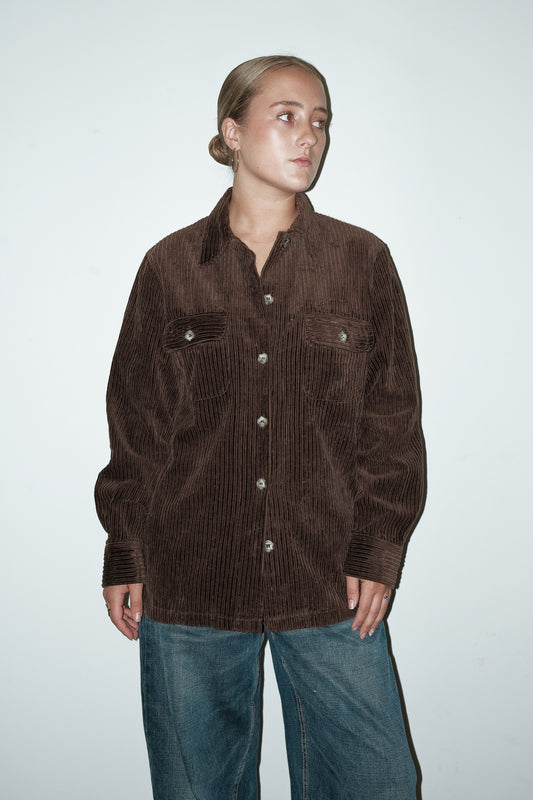 Roue corduroy overshirt - M