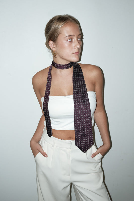 Micae 100% silk stropdas