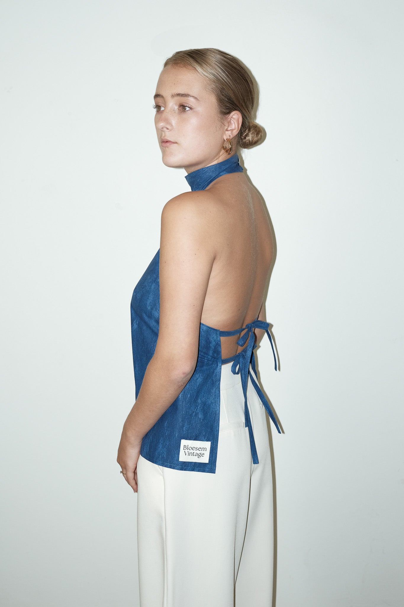 Mirre reworked halter top - one size