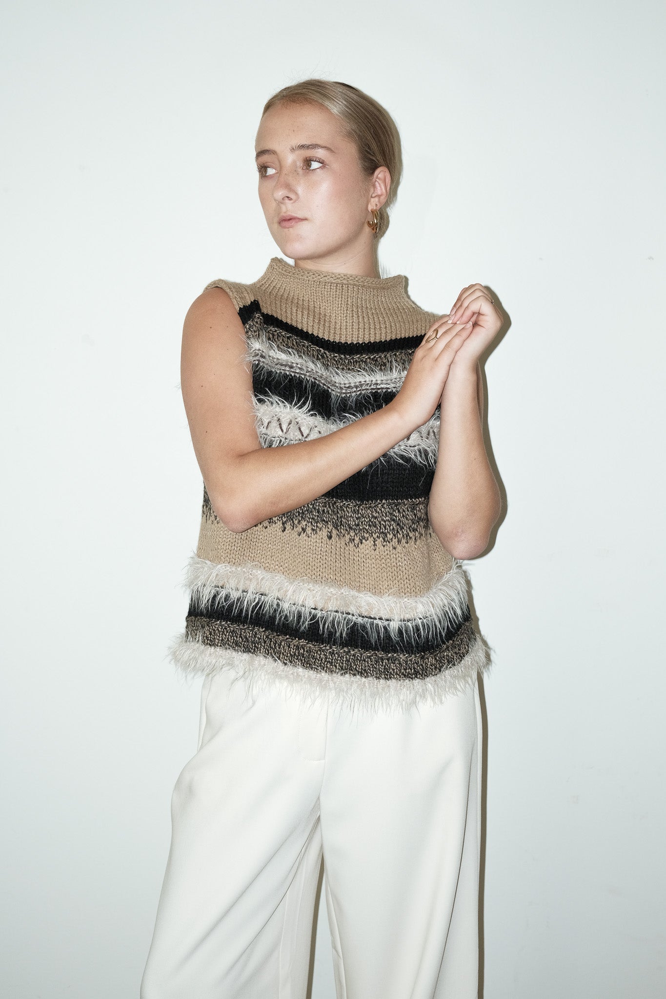 Lita gebreide top - M