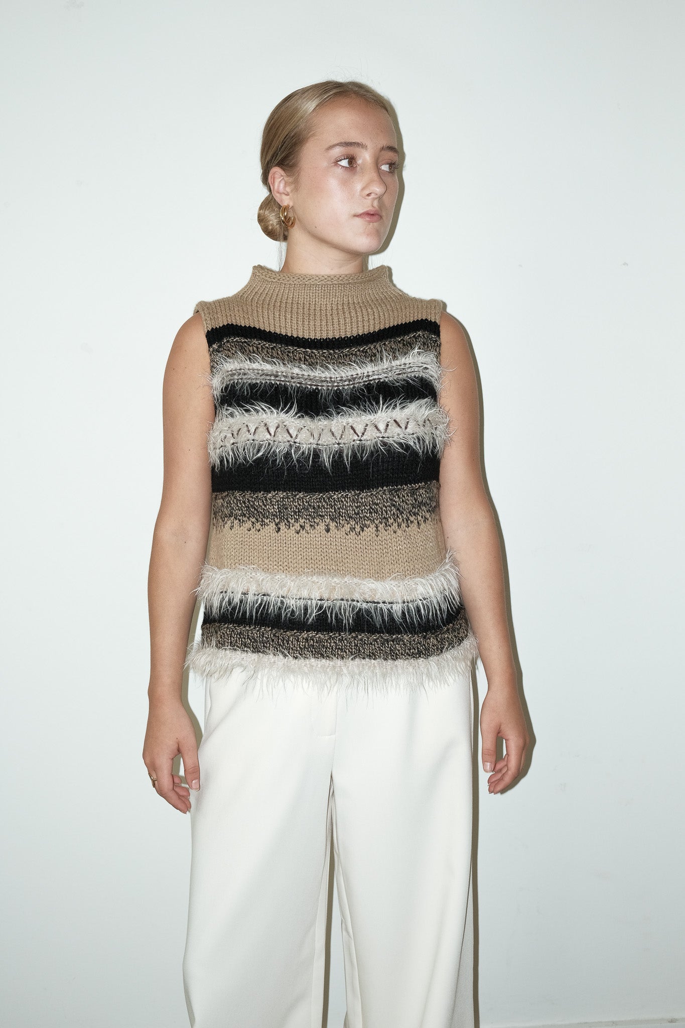 Lita gebreide top - M