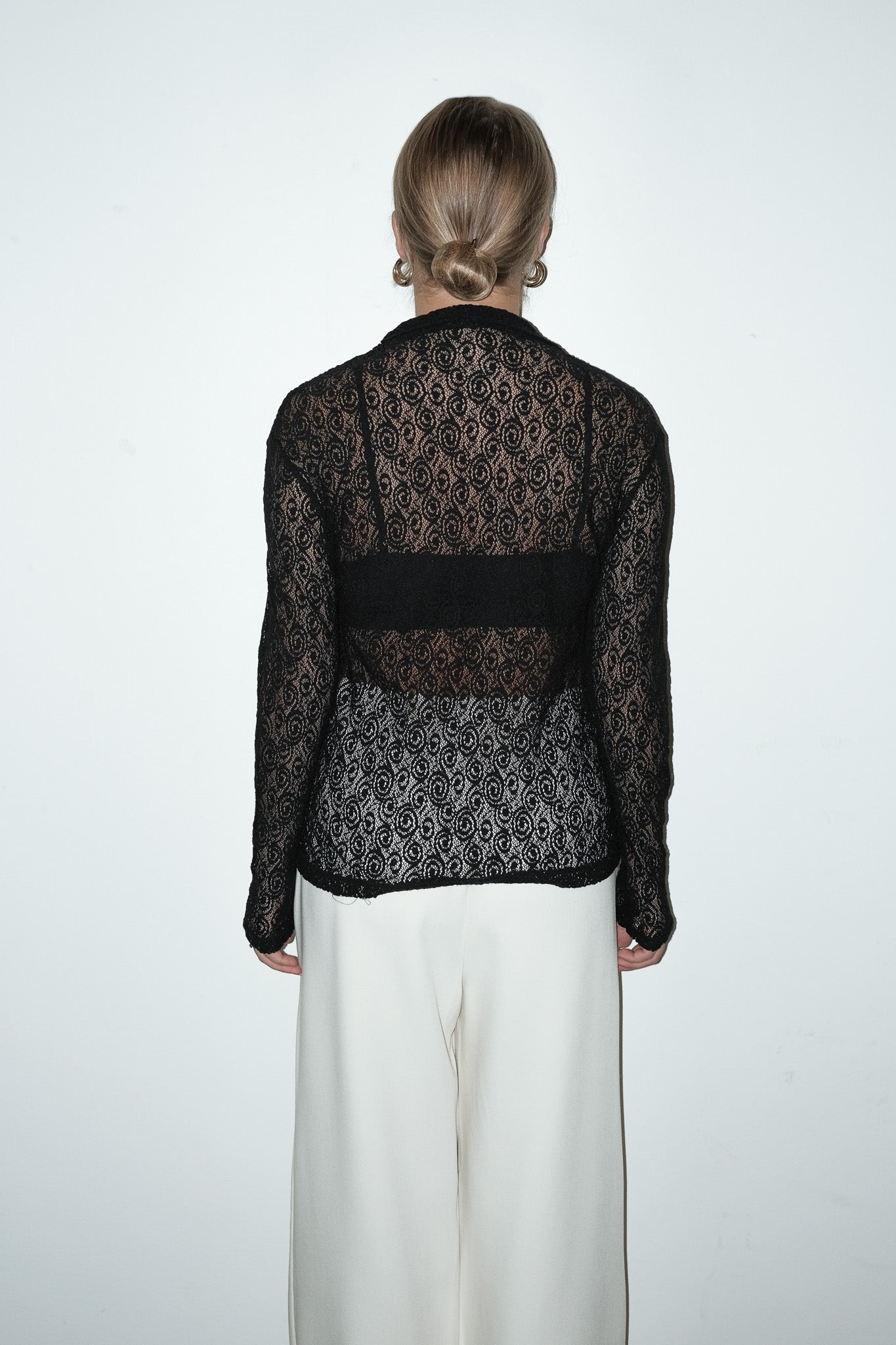 Gina kanten top - S