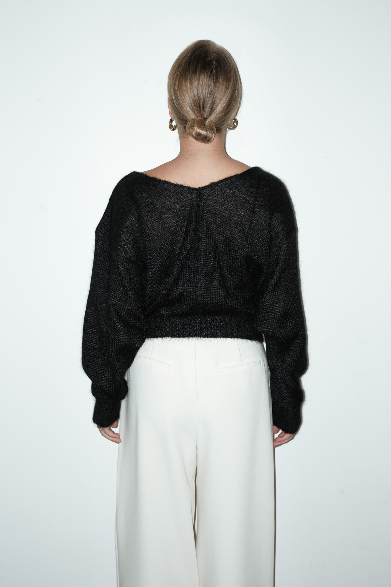 Minou mohair-blend trui - M