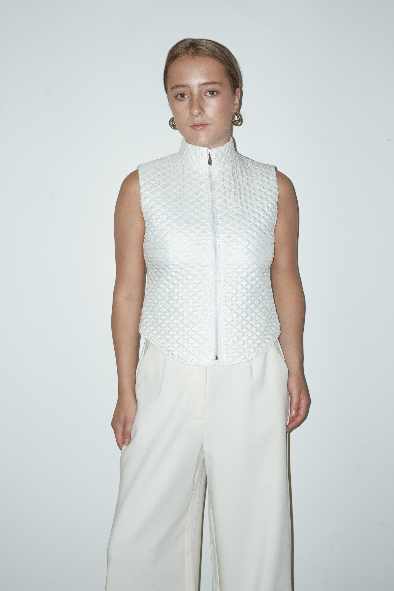 Nika zip-up top - S