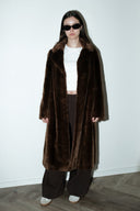 Venne faux fur jas - M