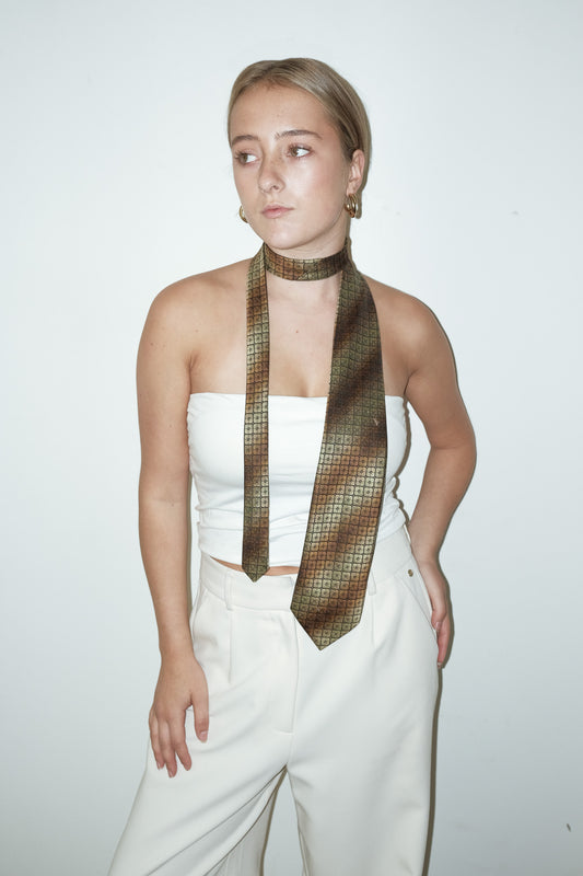 Lance 100% silk stropdas