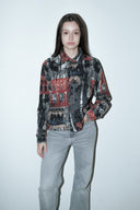 Joan crop blouse - S