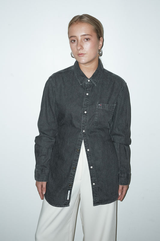 Bodhi reworked denim shirt - S