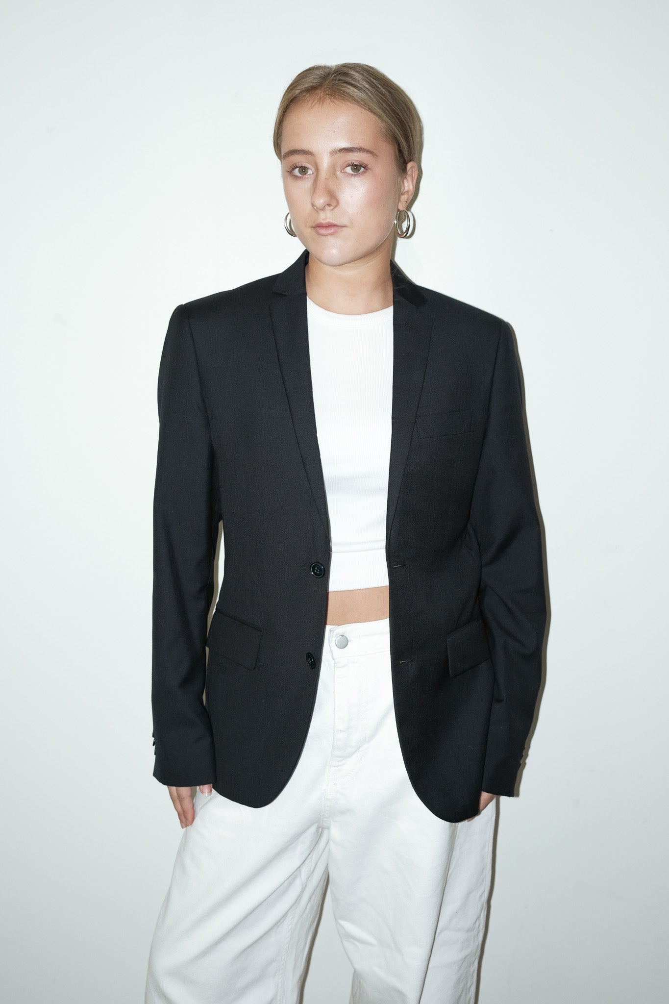 Beryl donkerblauwe blazer - S
