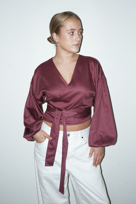 Babette reworked wikkeltop - one size