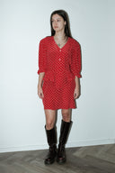 Gianni 100% zijde jurk - M