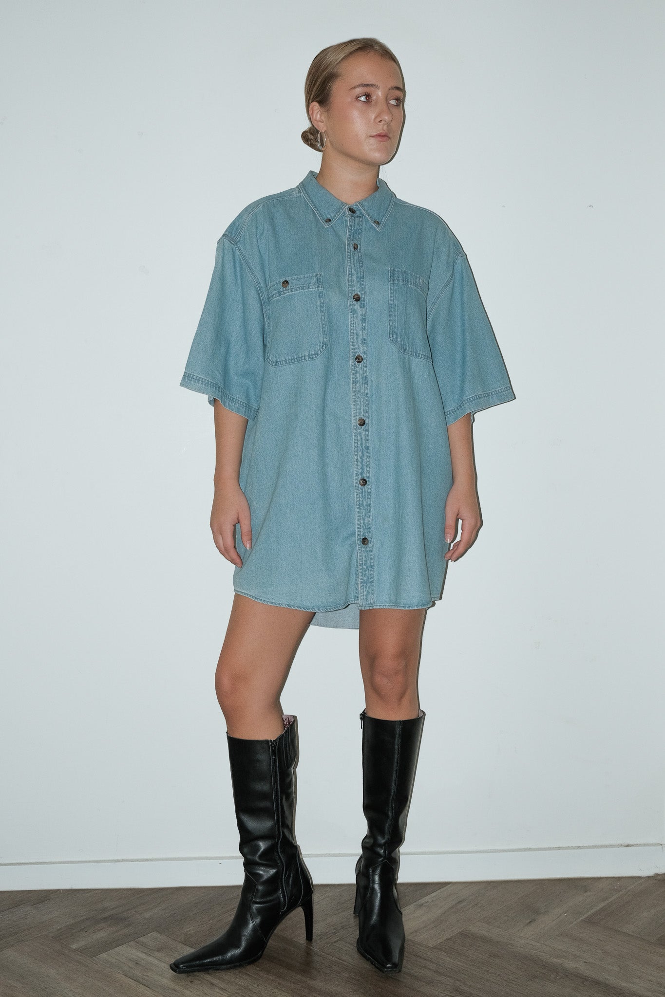 Doa denim jurk/blouse - L