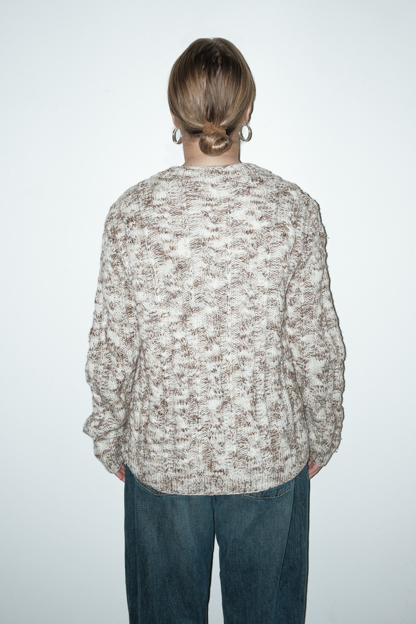 Joan gebreid vest - M