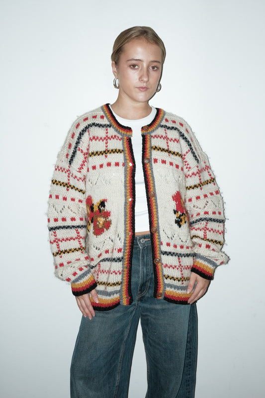 Tanya gebreid vest - L