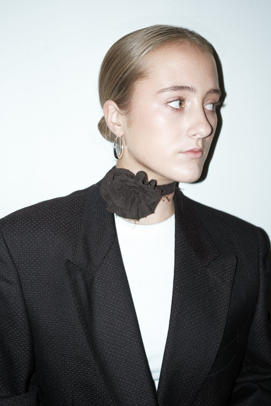 Saoirse denim rosette