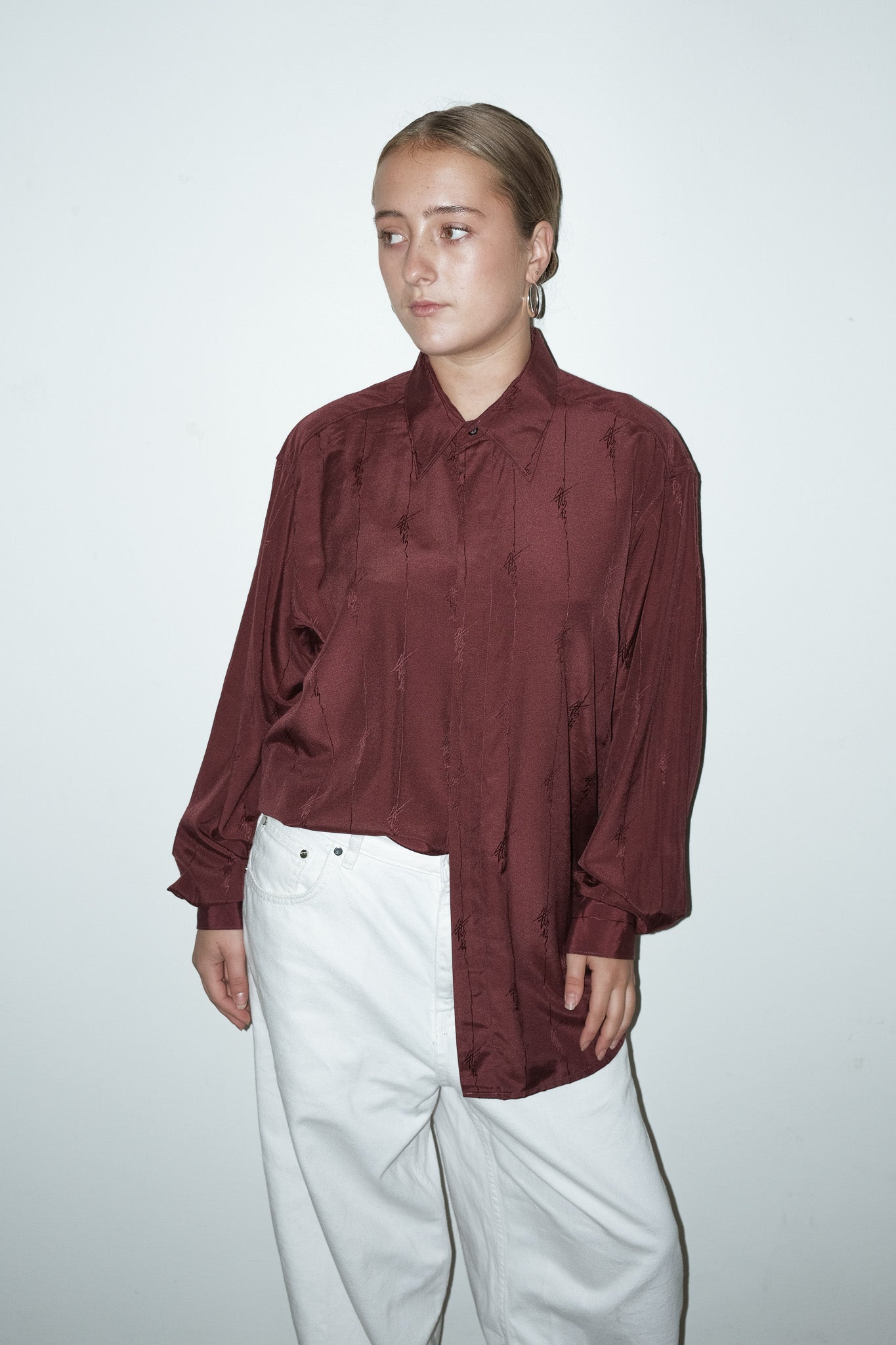 Neave jacquard overhemd - L