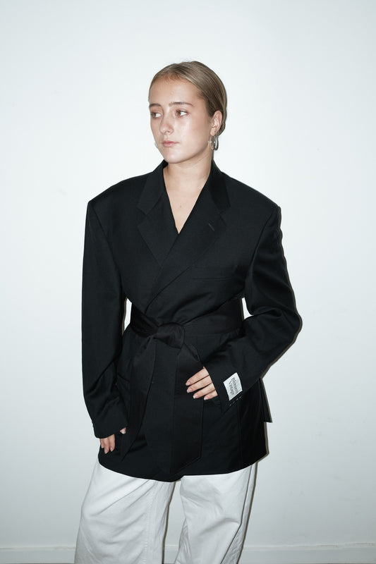 Jackson reworked belted blazer - L