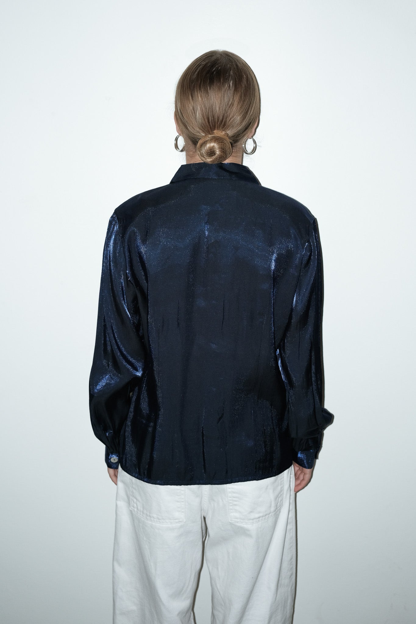 Daan metallic blouse - M