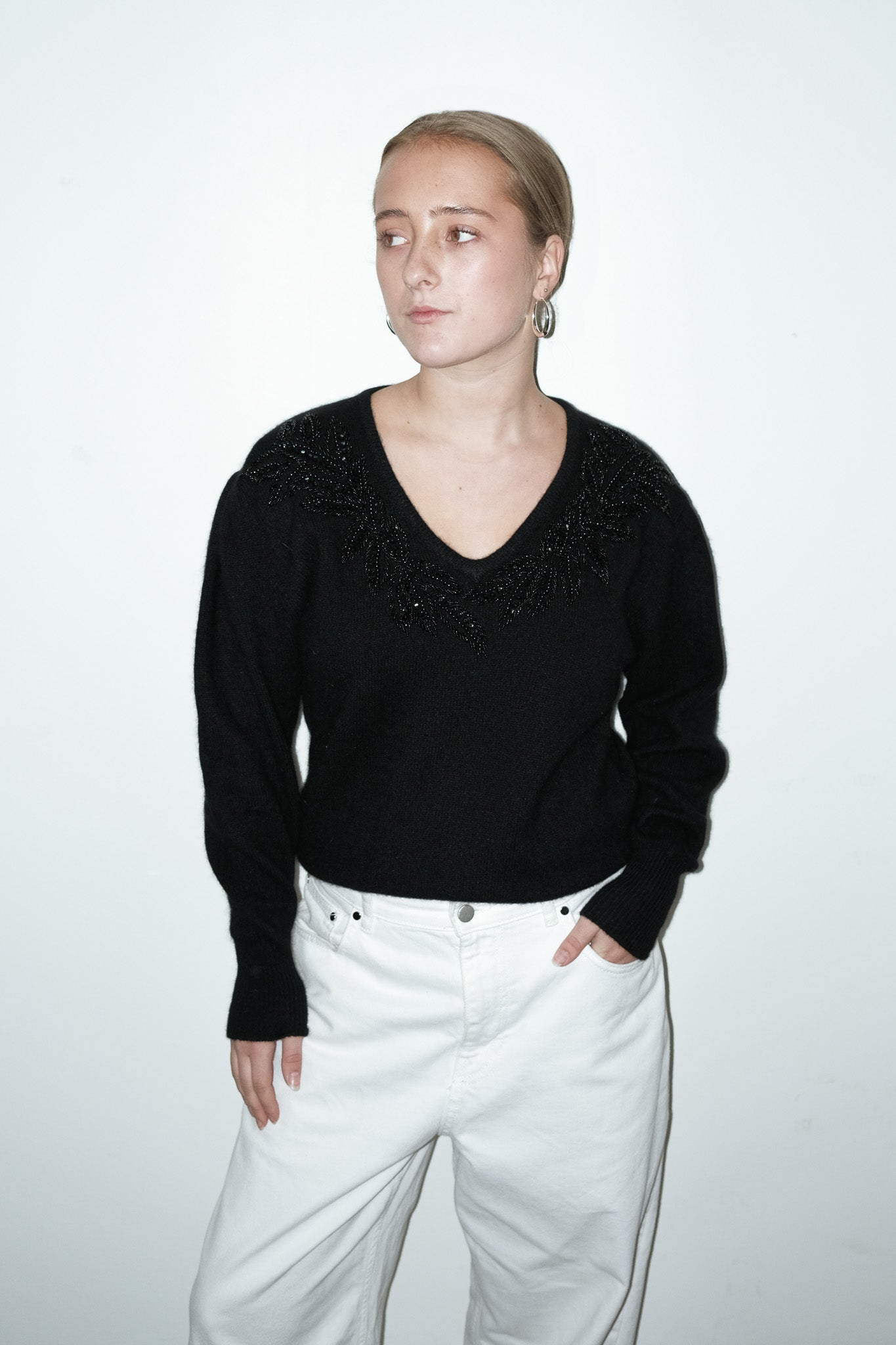 James angora-blend trui - M