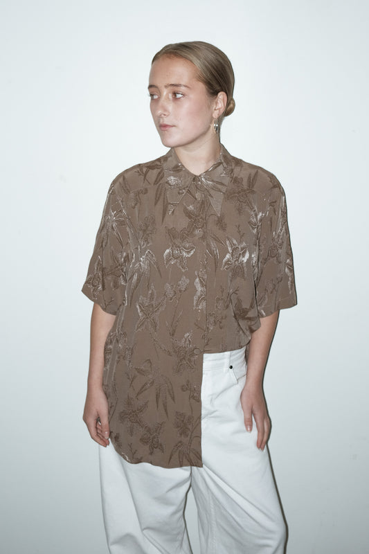 Quirine jacquard blouse - L