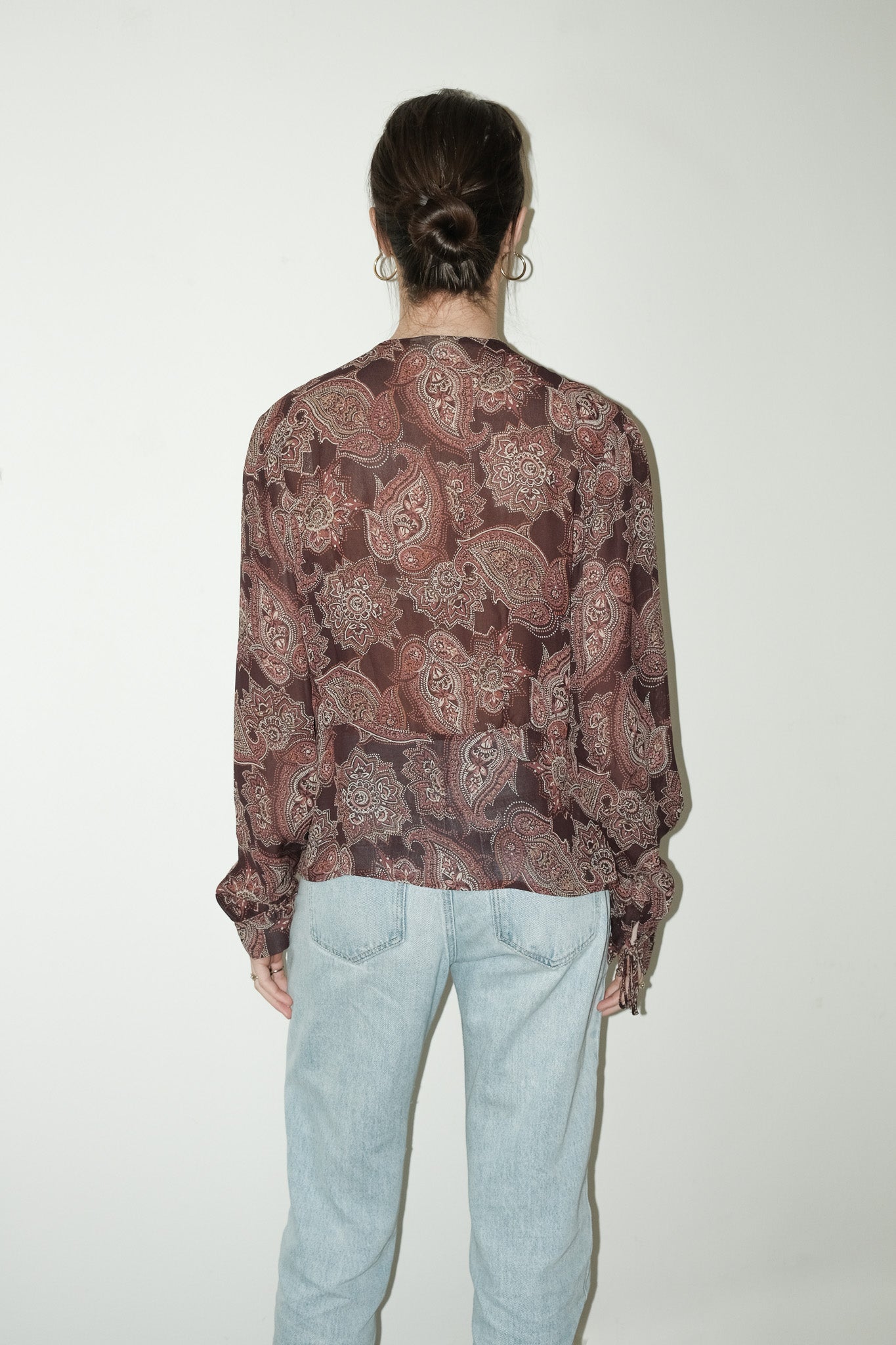 Hannah paisley blouse - S