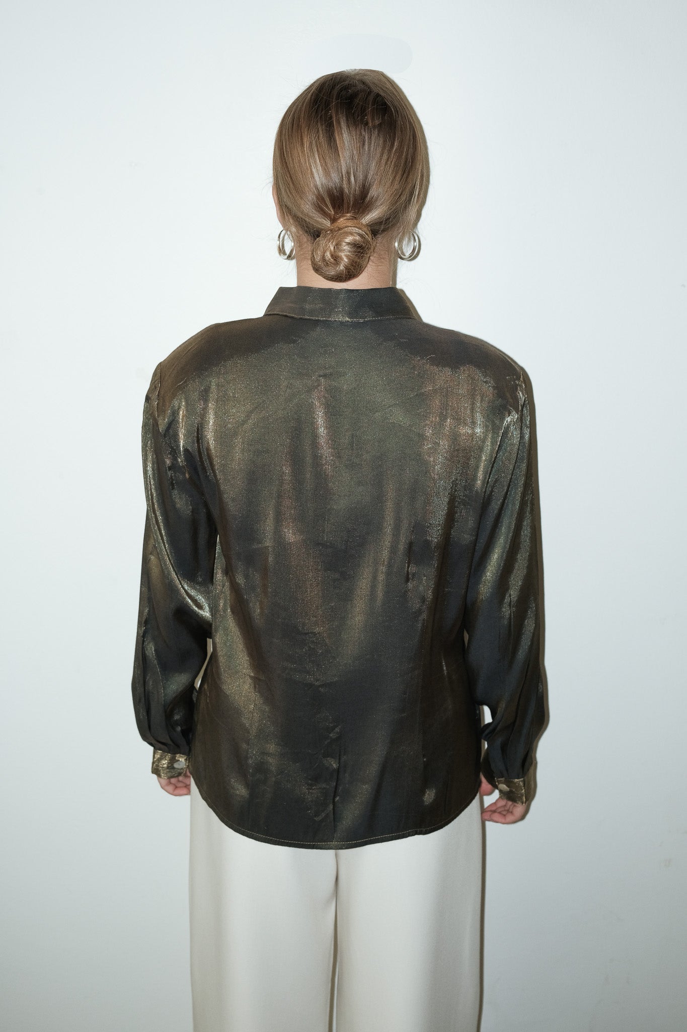 Mala metallic blouse - M