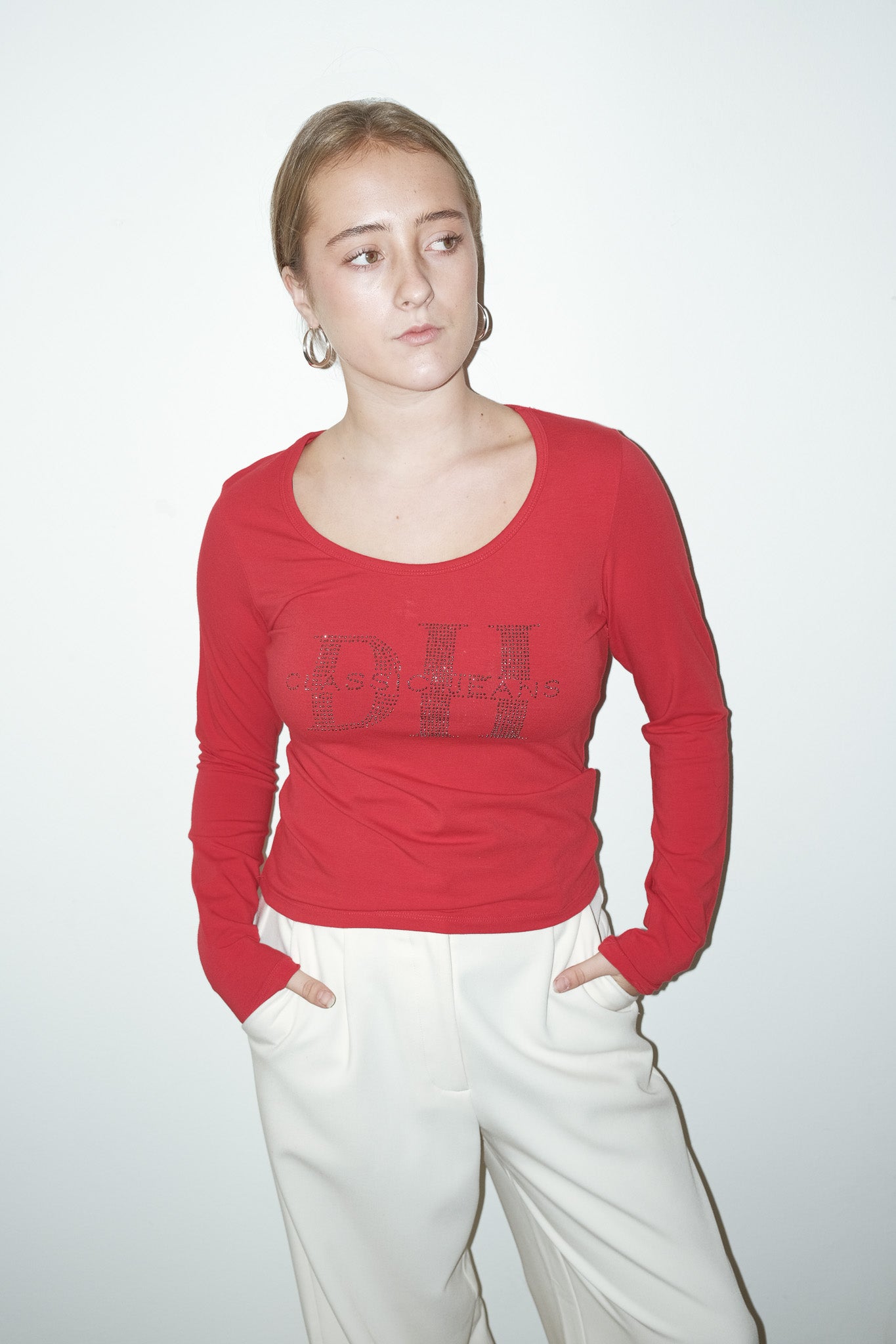 Nikeh strass longsleeve - M