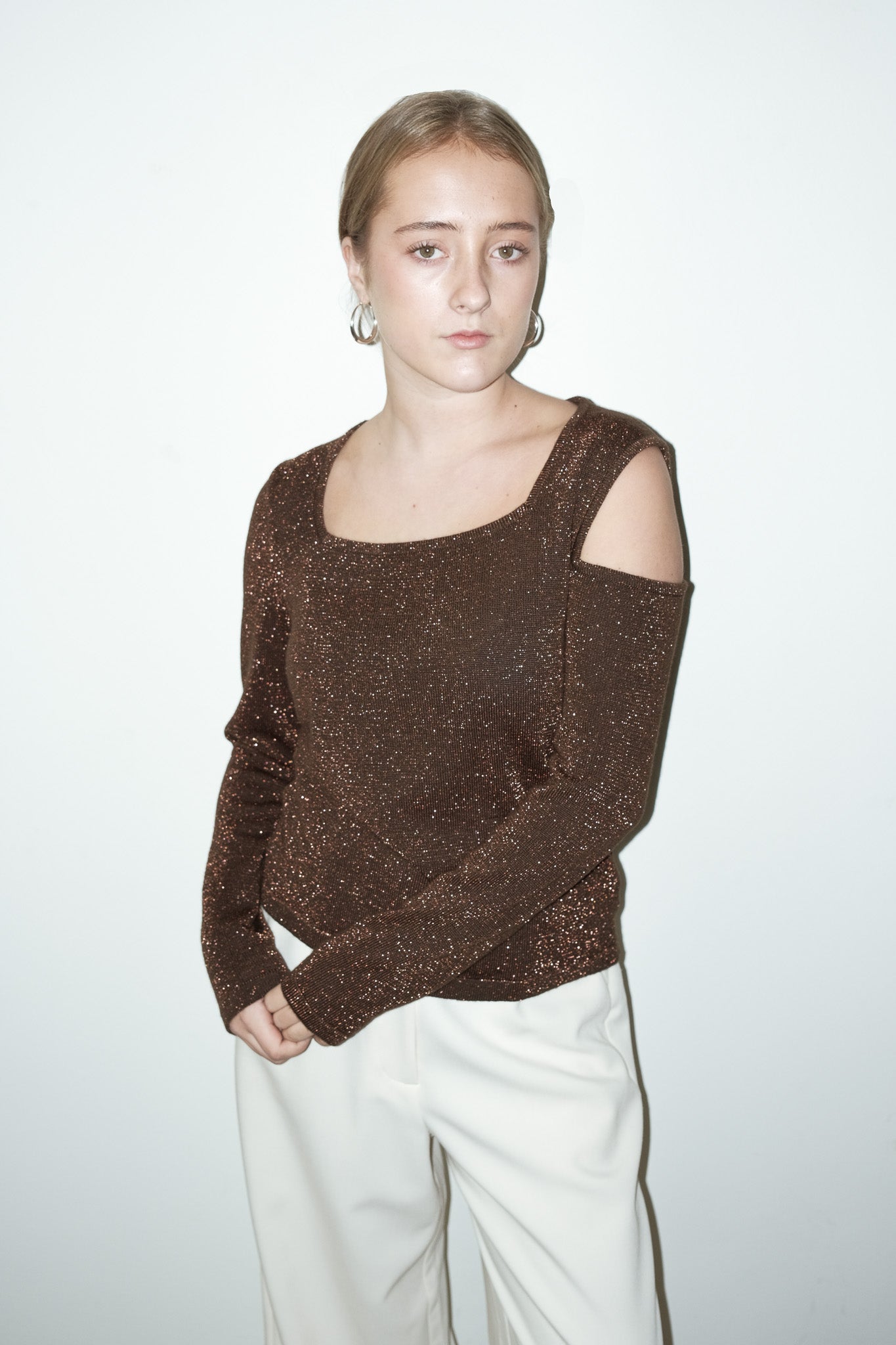 Mira 100% merino top - L