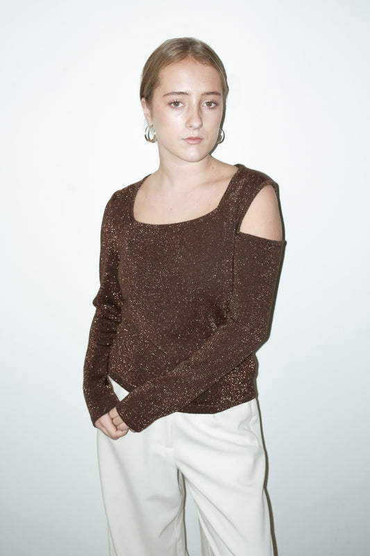 Mira 100% merino top - L