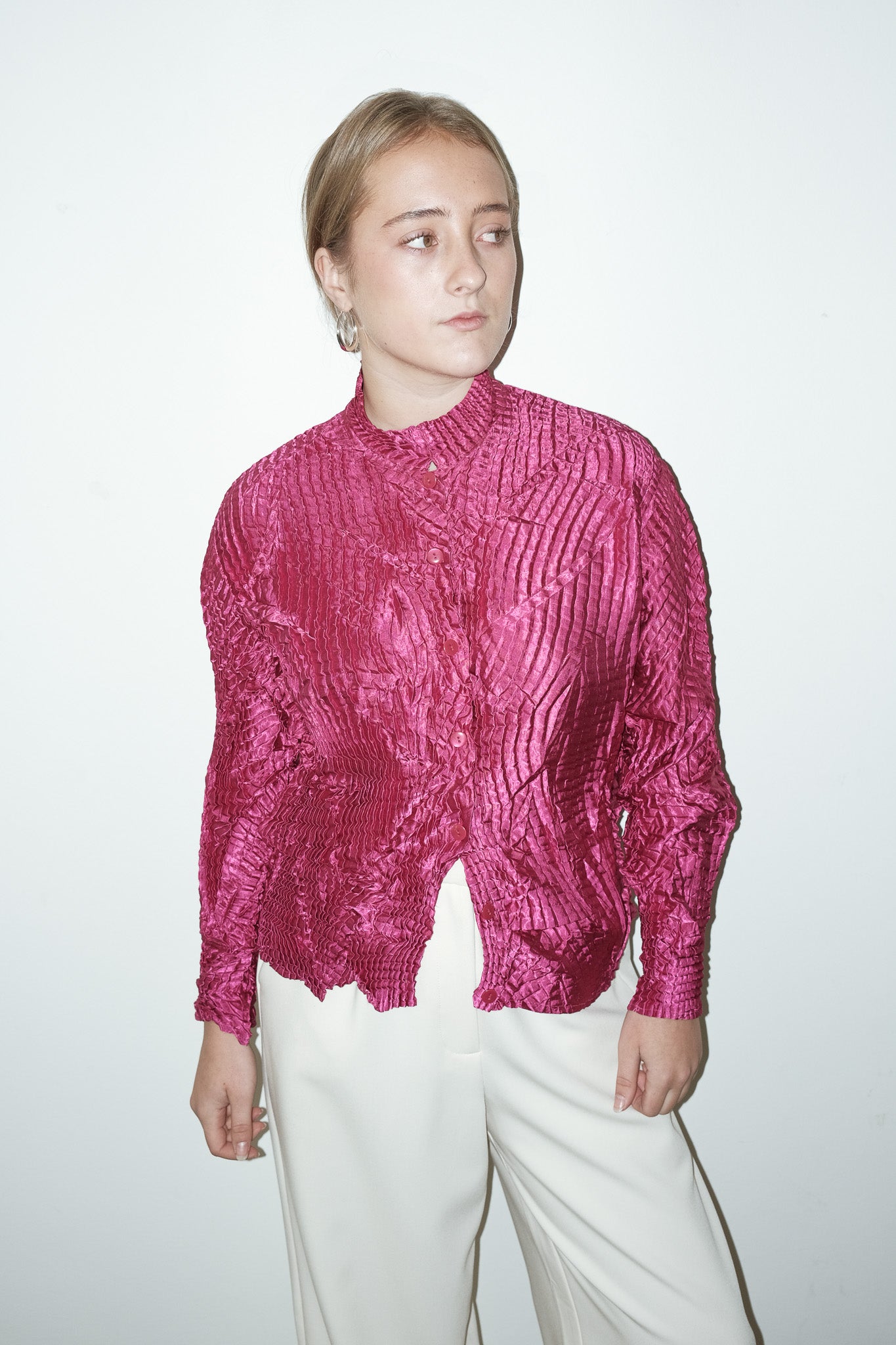 Vere crinkle top - S