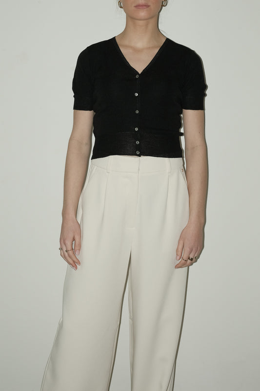 Angie 100% wol top - S