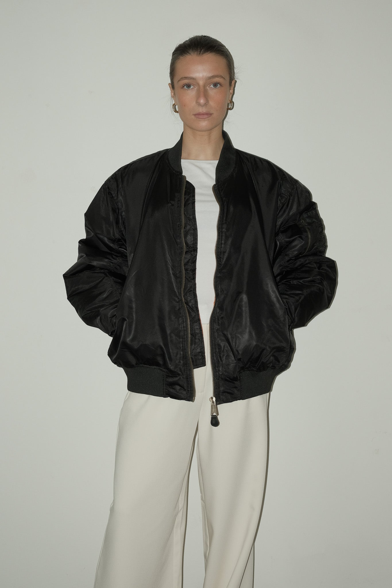 Carmen zwarte bomber - L