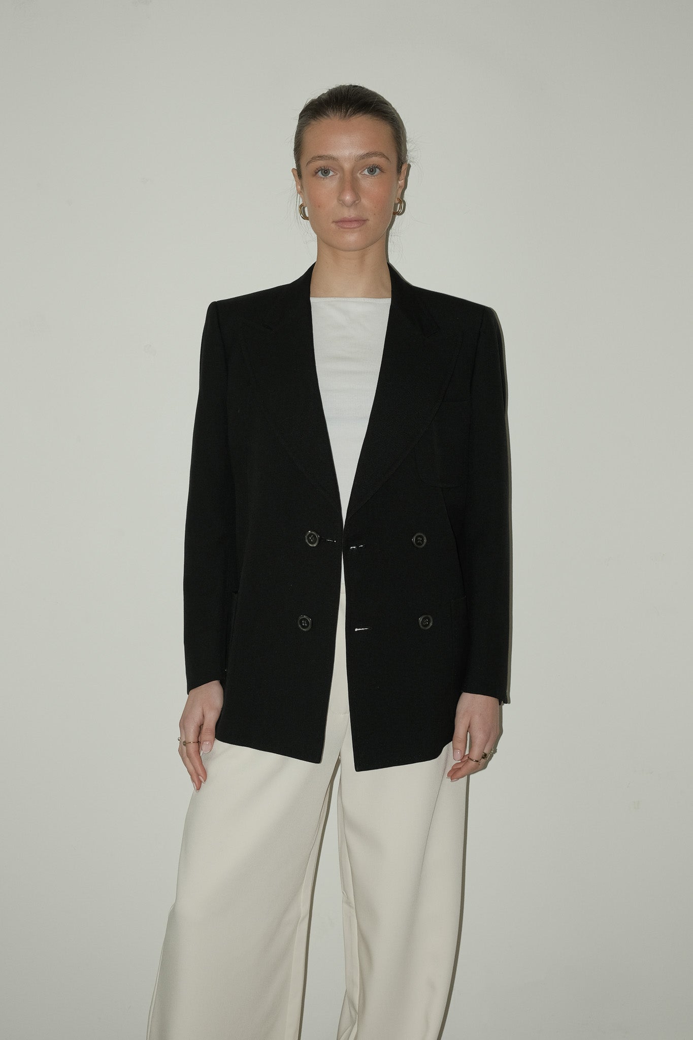 Lara zwarte blazer - S