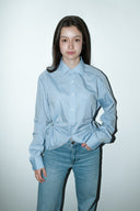 Voile reworked blouse - S