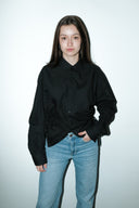 Leah reworked blouse - L