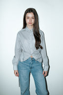 Clover reworked blouse - S/M