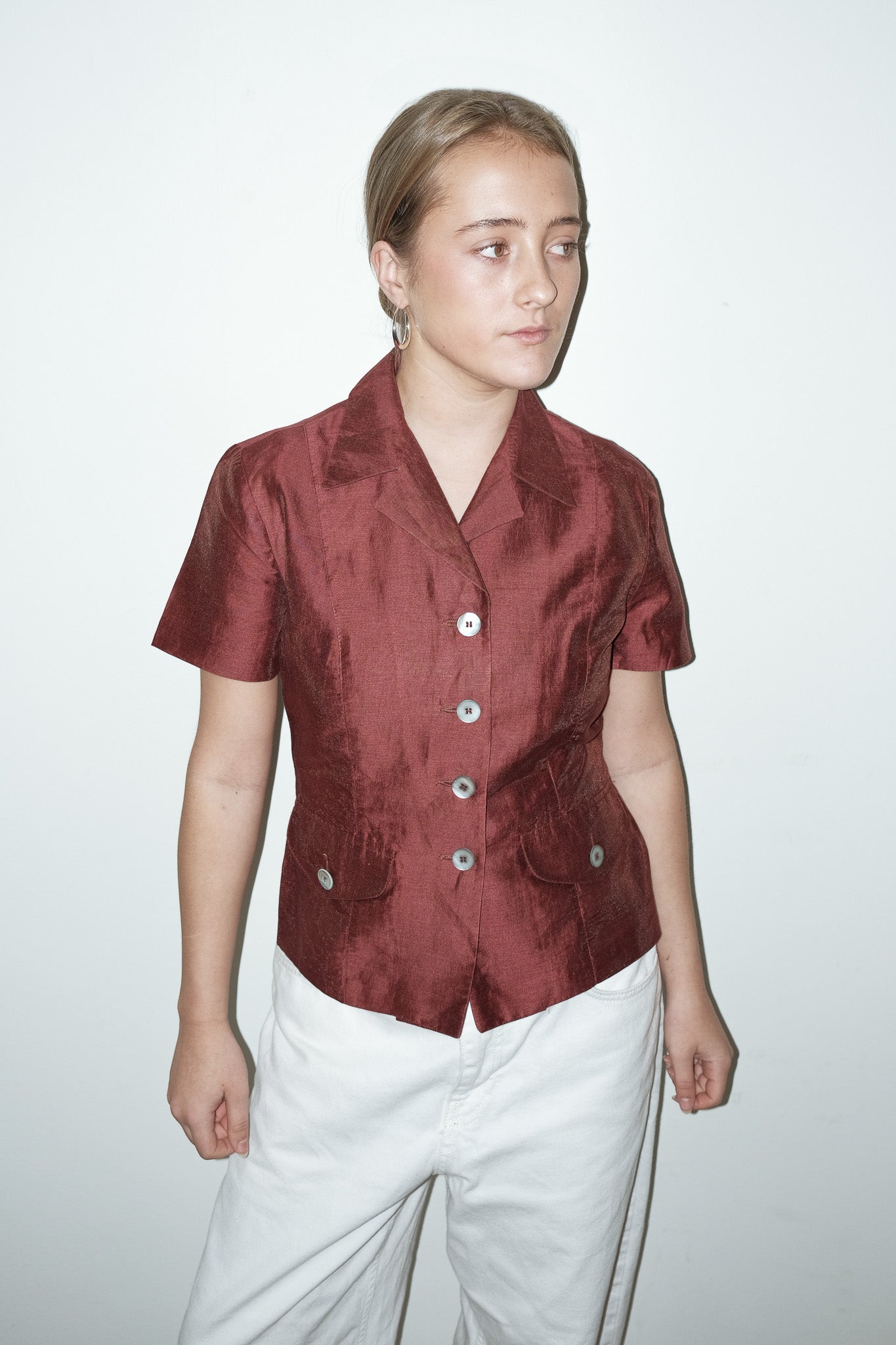 Nikita getailleerde top - S