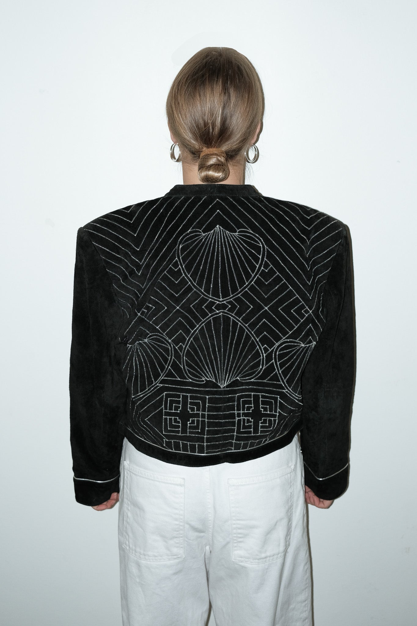 Morgan suede jasje - S