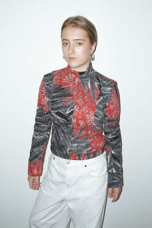 Liza geprint jasje - XS