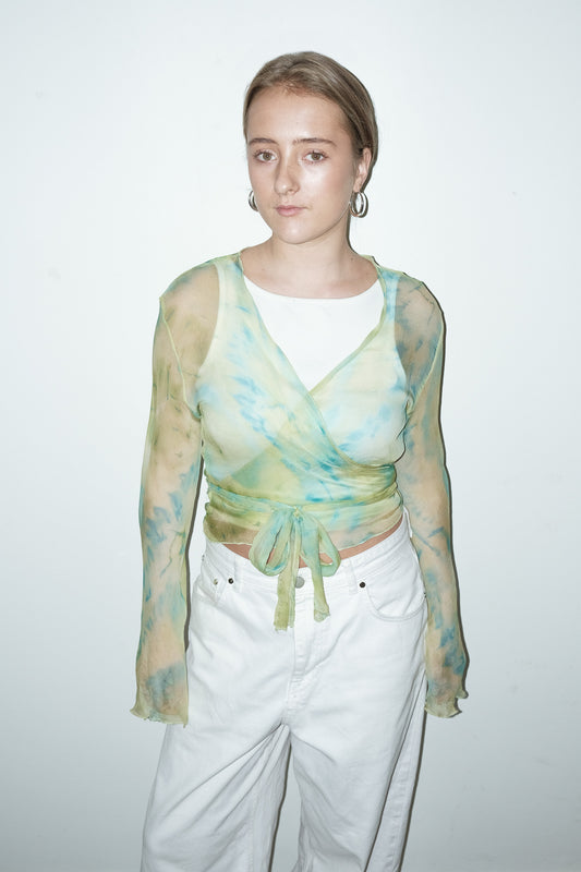 Noize 100% zijde wikkeltop - M