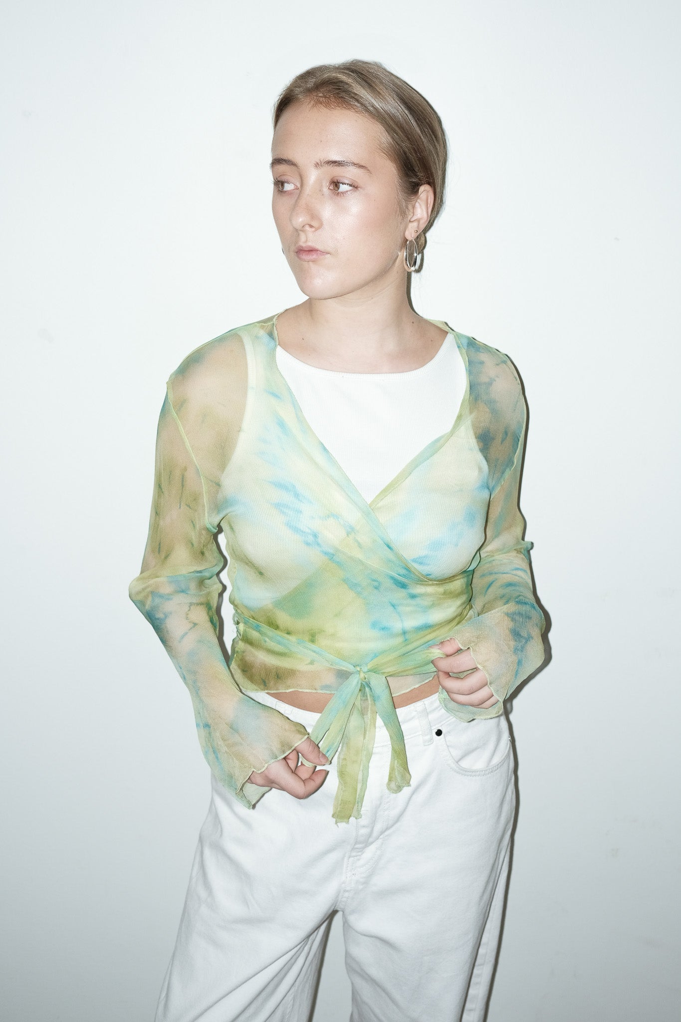 Noize 100% zijde wikkeltop - M